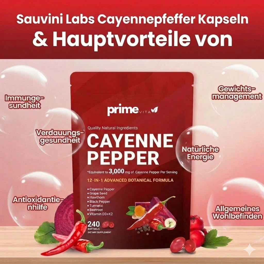 Cayenne Pepper PrimeVita®